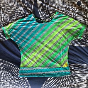 Bright & Bold Soft Slouchy Top with Back Detail - 1X